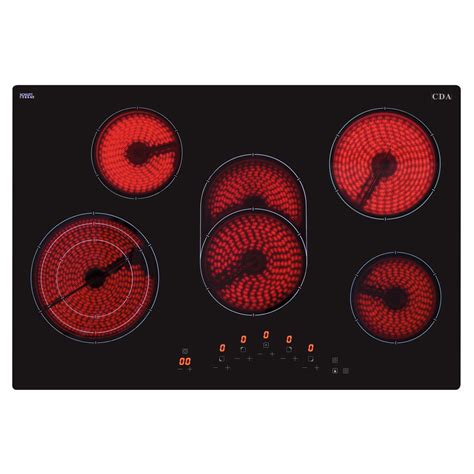cda 5 ring glass gas hob